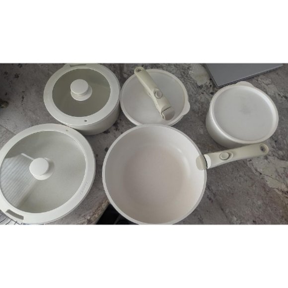 11pcs Nonstick Cookware Sets Detachable Handle - Picture 5 of 10